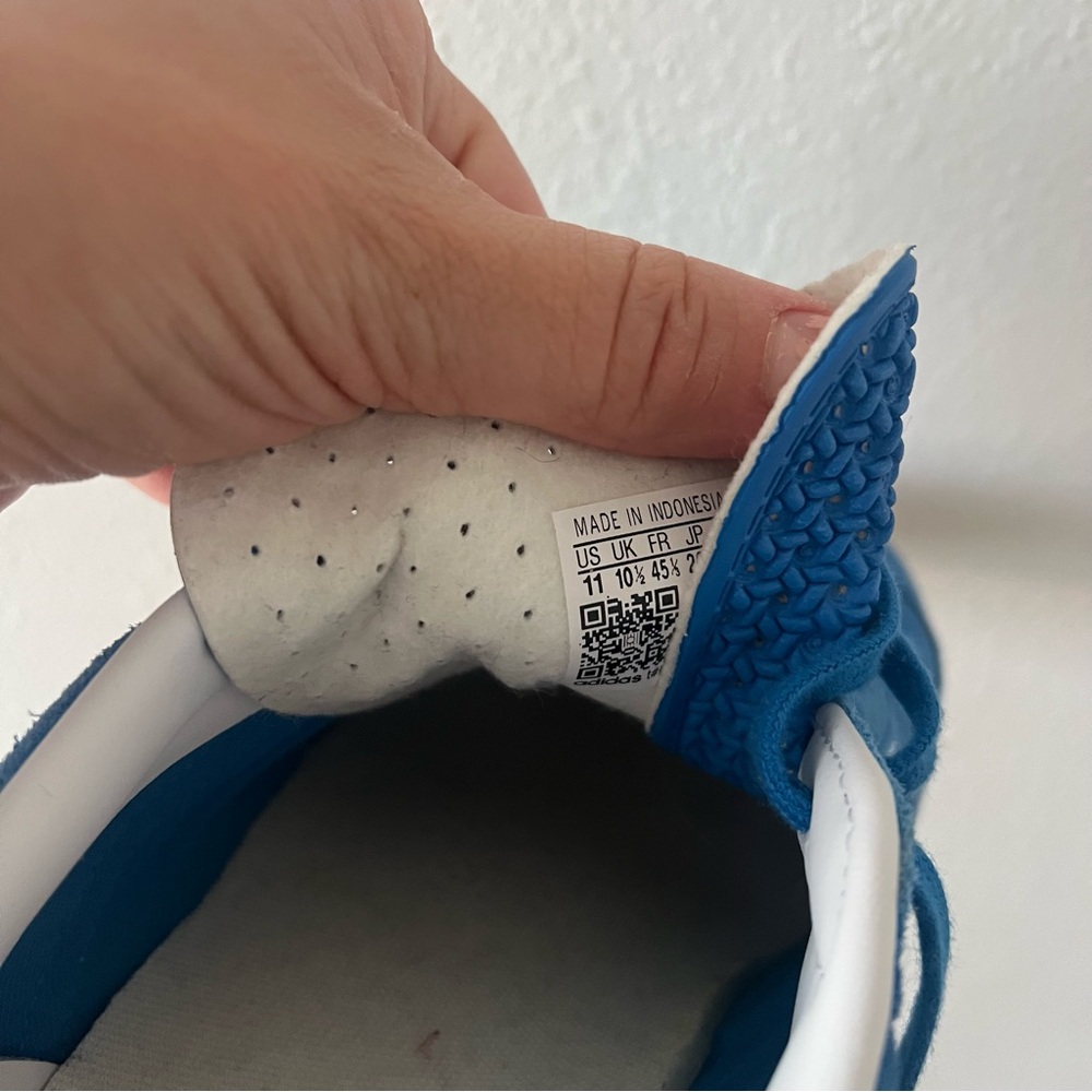 ADIDAS | Men’s Blue Indoor Gazelle Sneakers | 11 - Picture 7 of 7